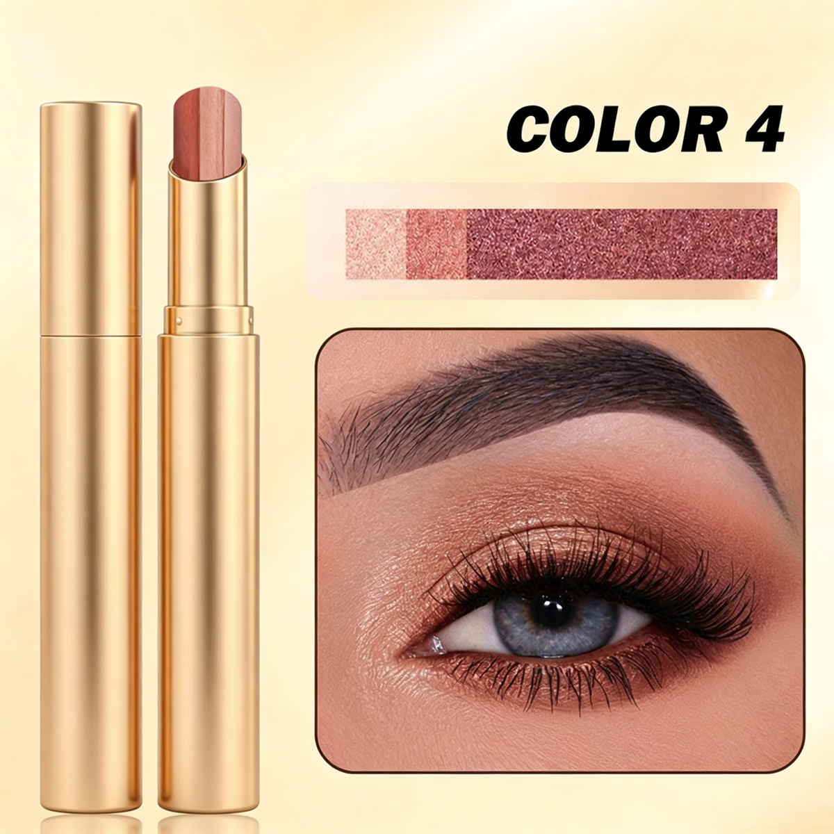 ✨Eyeshadow Stick – Waterproof Long-Wear Shimmer Eye Makeup