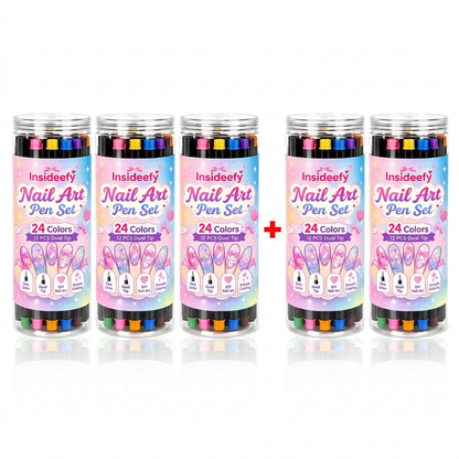🎉 2026 Sale🔥Final 2 Hour 80% OFF🔥 — Over 25,000 Sold!💅 24‑Colors Dual‑Ended Nail Art Pens‑DIY Manicure Drawing Set 🎨