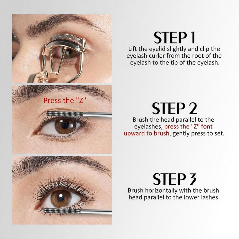 Waterproof Fiber Mascara 💧 – Longer, Fuller Lashes with Zero Clumps