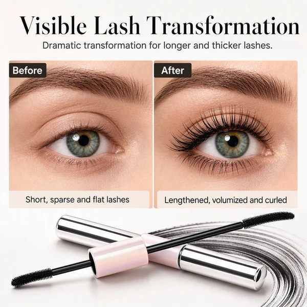 Double-Ended Waterproof Volumizing Mascara