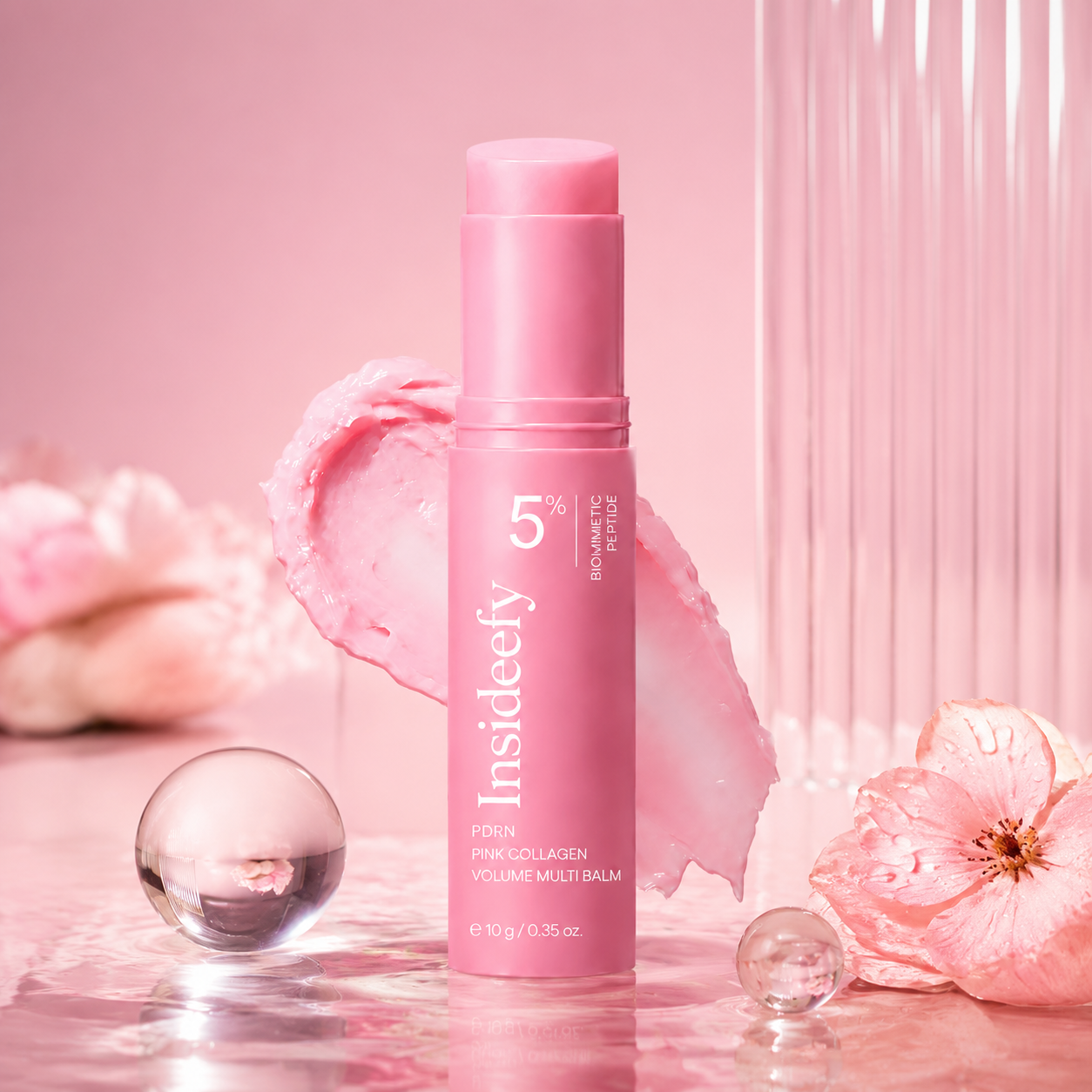 Smooth, Plump & Glow — No Needles Needed ✨-Pink Collagen Plumping Multi-Effect Lip Balm