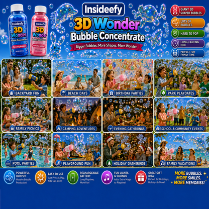 🔥🔥🔥Last day to enjoy a 50% discount🔥-Insideefy 3DWonder Bubble Concentrate Animal &Ocean Fantasy Theme