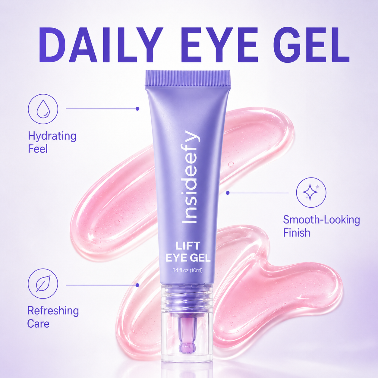 Insideefy Lift Eye Gel – Hydrating & Refreshing Under-Eye Care