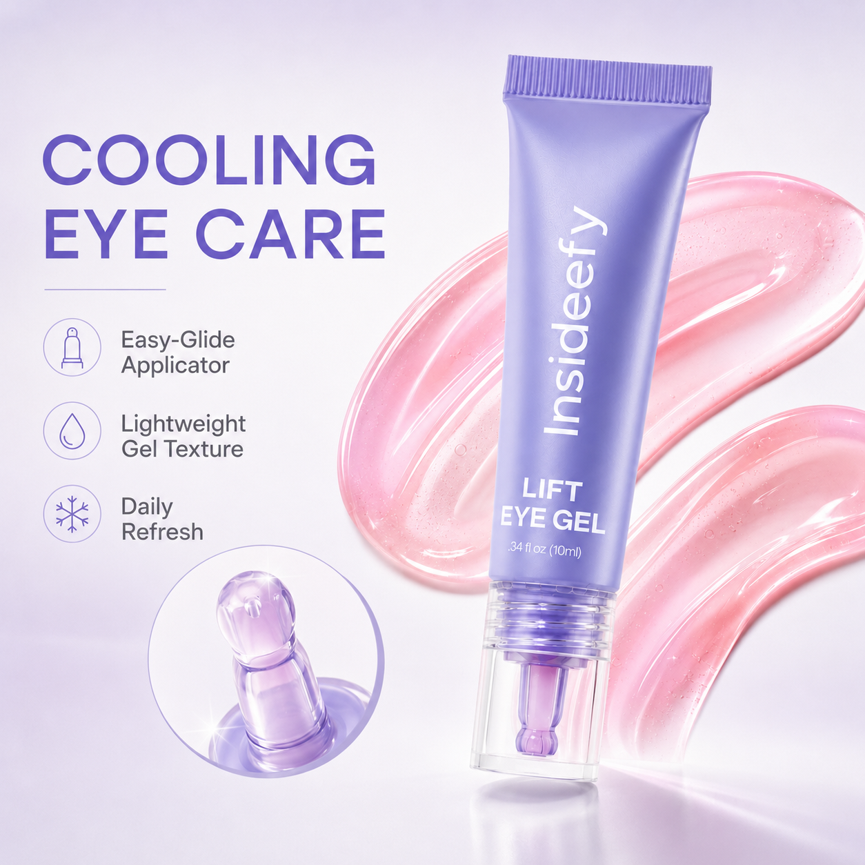 Insideefy Lift Eye Gel – Hydrating & Refreshing Under-Eye Care