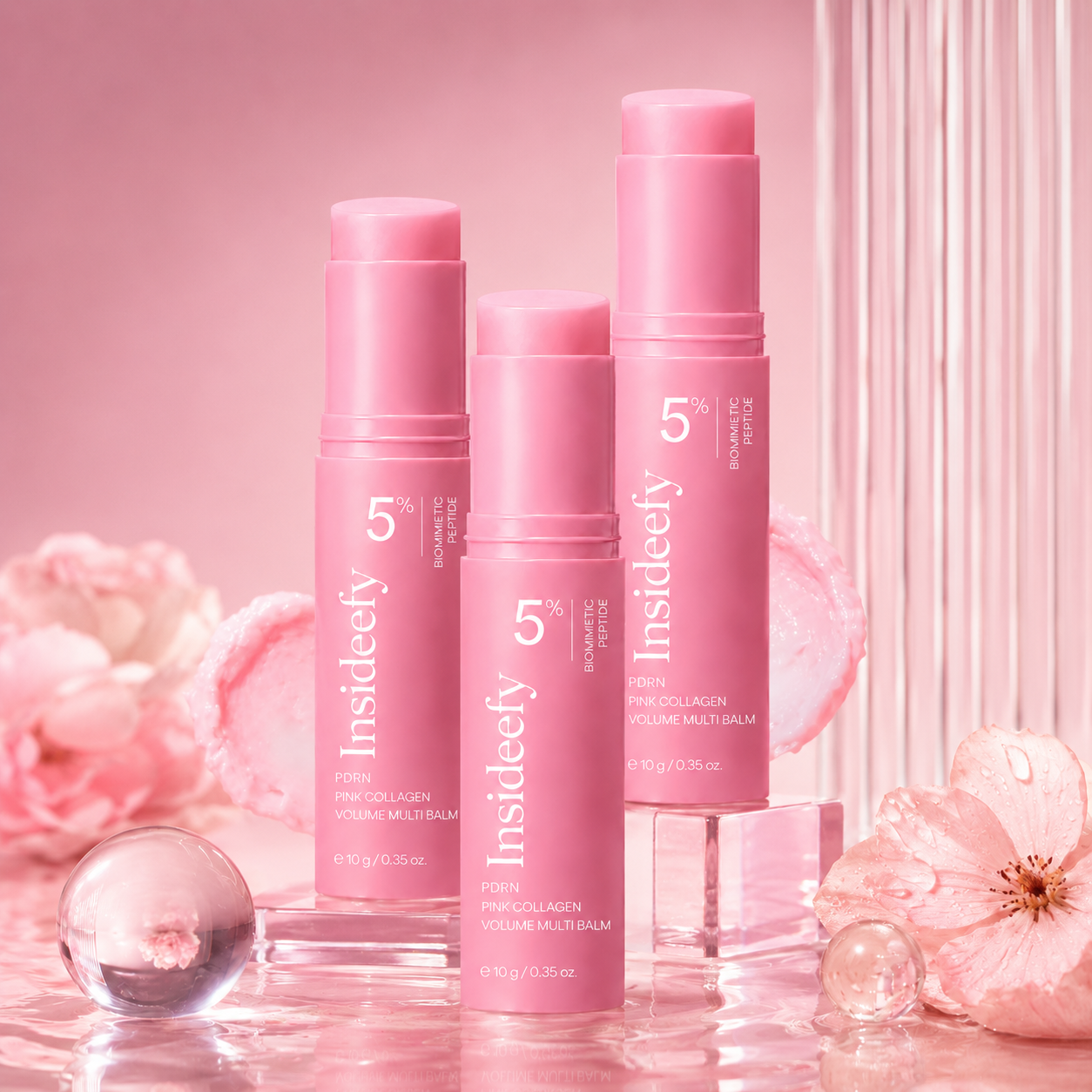 Smooth, Plump & Glow — No Needles Needed ✨-Pink Collagen Plumping Multi-Effect Lip Balm