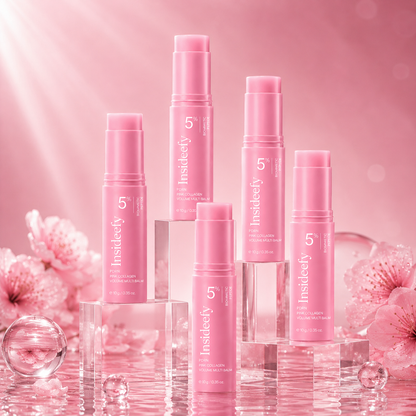 Smooth, Plump & Glow — No Needles Needed ✨-Pink Collagen Plumping Multi-Effect Lip Balm