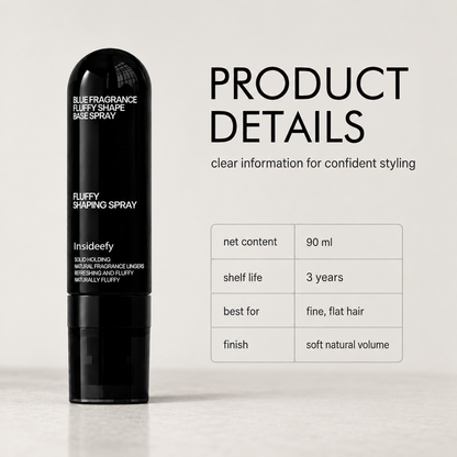 ✨Fluffy Hair Shaping Spray, Peach Scent Volumizing Hair Mist for Long Wear Hold