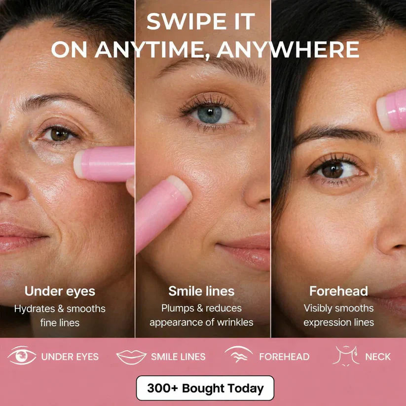 Smooth, Plump & Glow — No Needles Needed ✨-Pink Collagen Plumping Multi-Effect Lip Balm