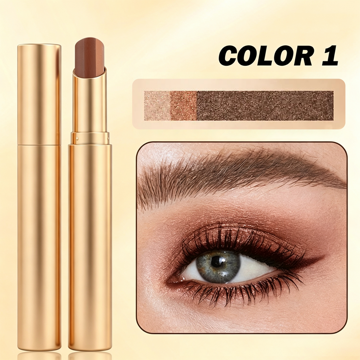 ✨Eyeshadow Stick – Waterproof Long-Wear Shimmer Eye Makeup